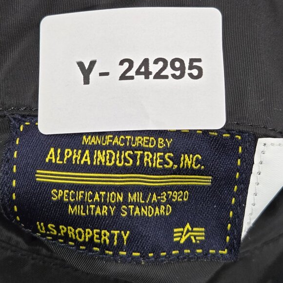 VINTAGE Alpha Industries Men Jacket M Flight Flyer MA1 Intermediate Twitch - Picture 11 of 14